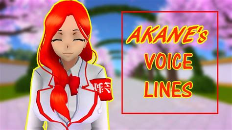 akane toriyasu voice lines